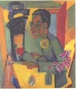 Ernst Ludwig Kirchner The painter - selfportrait Germany oil painting artist